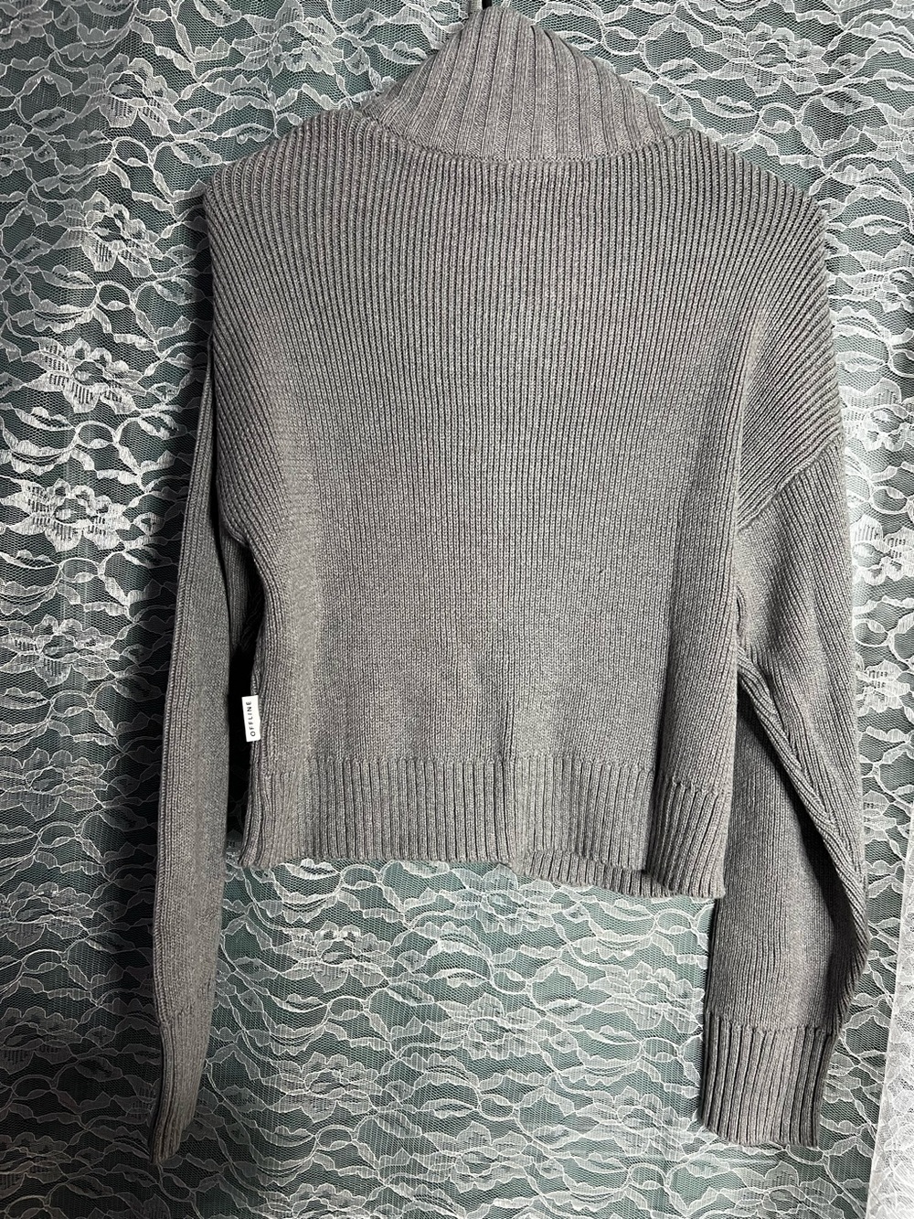 Aerie American Eagle Offline Knitted Cropped Sweater Small - Picture 5 of 6